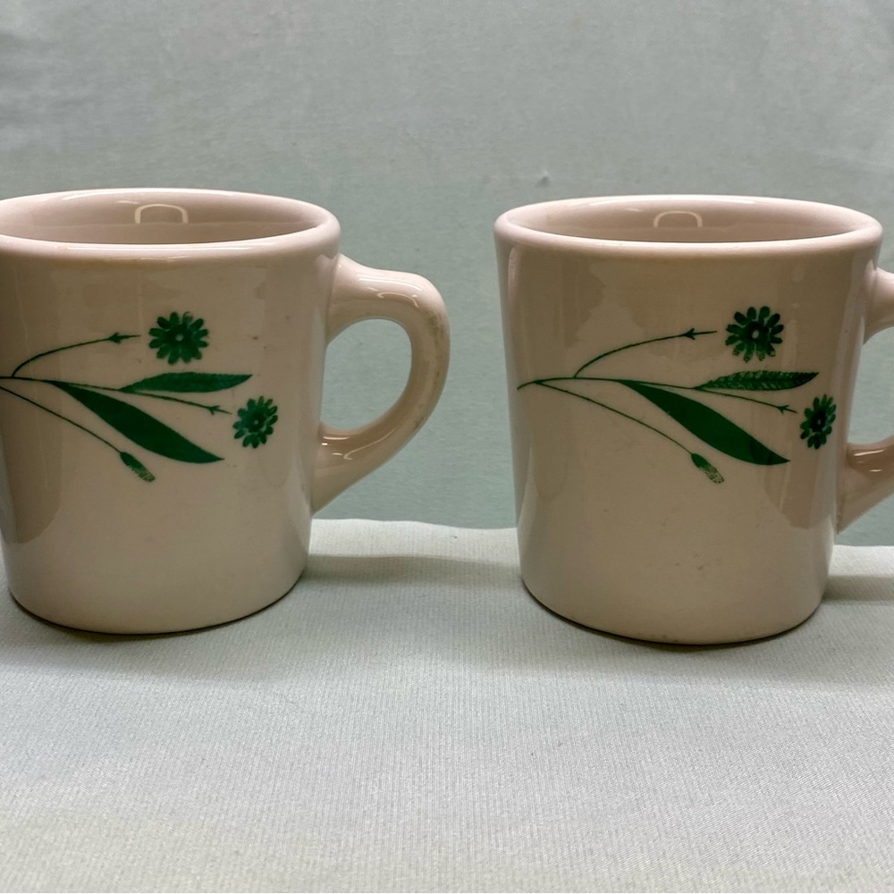 Caribe Made in Puerto Rico USA “W3” porcelain mugs